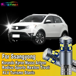 2Pcs T10 Car LED Bulbs For Ssangyong Korando Kyron Musso Actyon Rodius Sports Rexton Tivoli XLV Turismo Stavic Clearance Lights