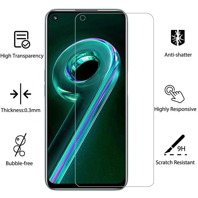 screen protector tempered glass case for realme 9 pro plus cover on realmi 9pro + phone coque reame relme ralme real me realmy