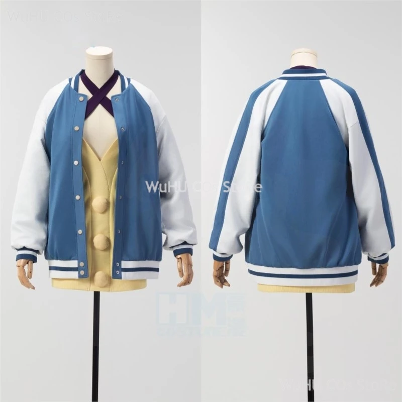 Anime Dandadan Cosplay Seiko Ayase Cosplay Costume Cape Coat Seiko Ayase Wig Shoes Prop Halloween Party For Women Prop Accessory