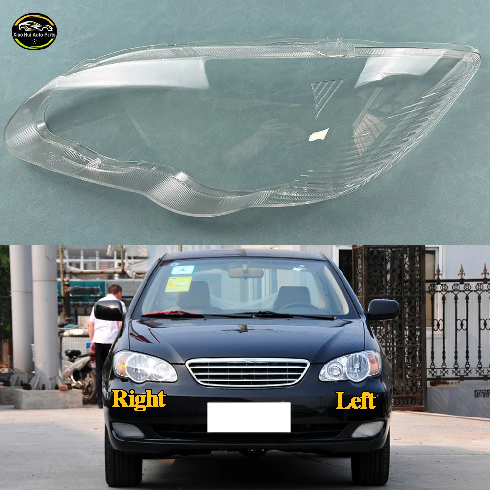 

For BYD F3 F3R 2012 2013 Headlamp Cover Shade Headlight Transparent Lens Lamp Shell Masks Plexiglass Replace Original Lampshade