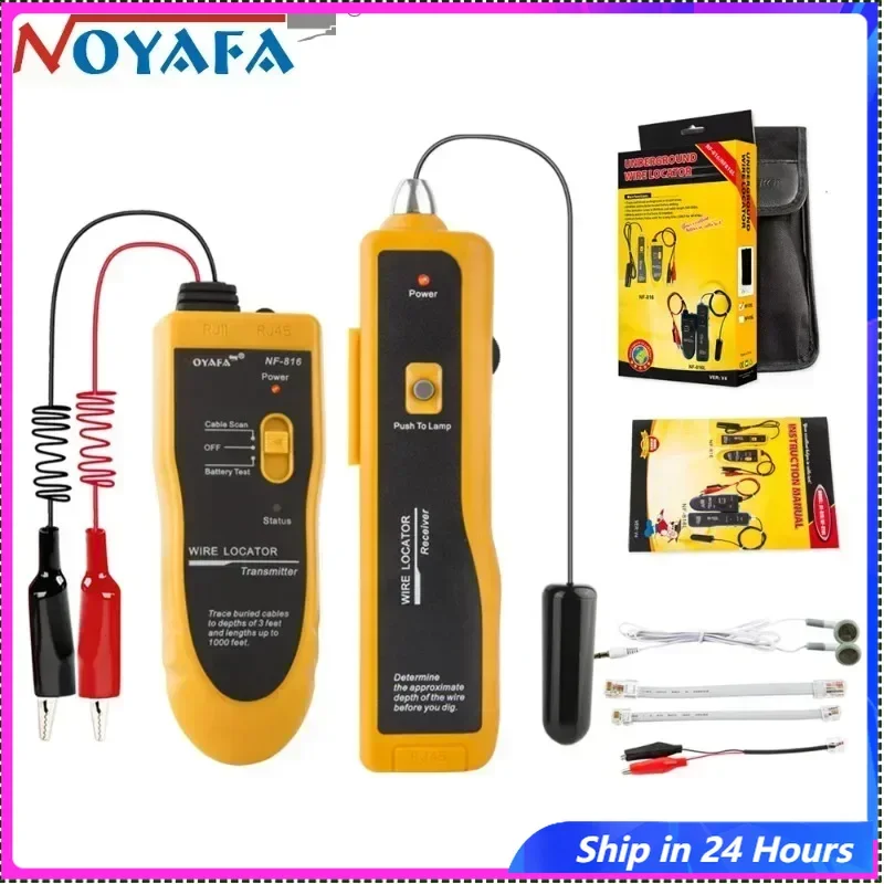 

English Version ZHOUCE NF-816 High Quality Cable Tracker Locator Underground Cable Detection Instrument Concealed Wiring Line Ci