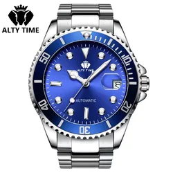 41MM NH35 Men Automatic Mechanical Watch Waterproof Luminous Diving Watch Original Luxury Brand Stainless Steel Case Watch