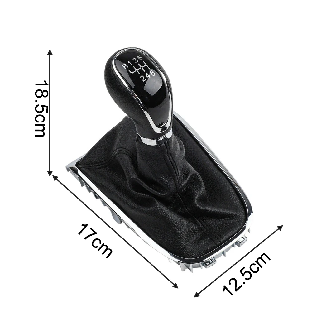 6-Speed Gear Knob With Integrated Gaiter Boot Compatible With For Excelle GT 2009-2014 And For OPEL For Astra 2009-2014