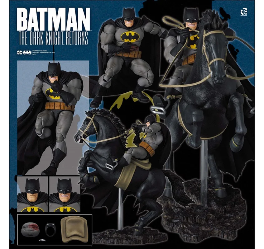 The Dark Knight Returns Batmam Action Figures Horse 205 Medicom Toys Mafex Anime Figure Collection Model Statue Figurine Toys