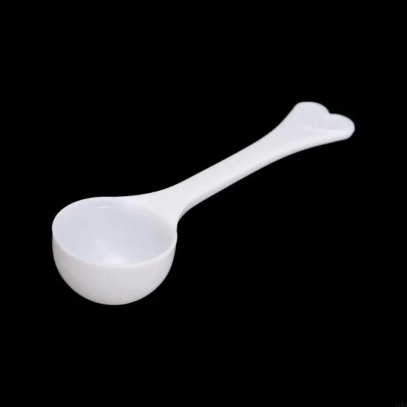 Milk Powder Measuring Spoon White Plastic Refillable Seasoning for Home Kitchen Cooking Baking Small Accessory - Image 2