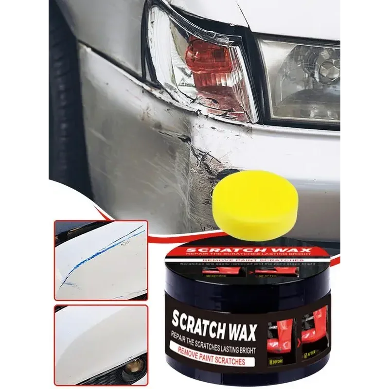 

YC12 5-минутный ремонтный комплект Паста для удаления царапин в автомобиле — мгновенное удаление потертостей и вихревых отметков — глянцевая отделка, водонепроницаемый экран QC16