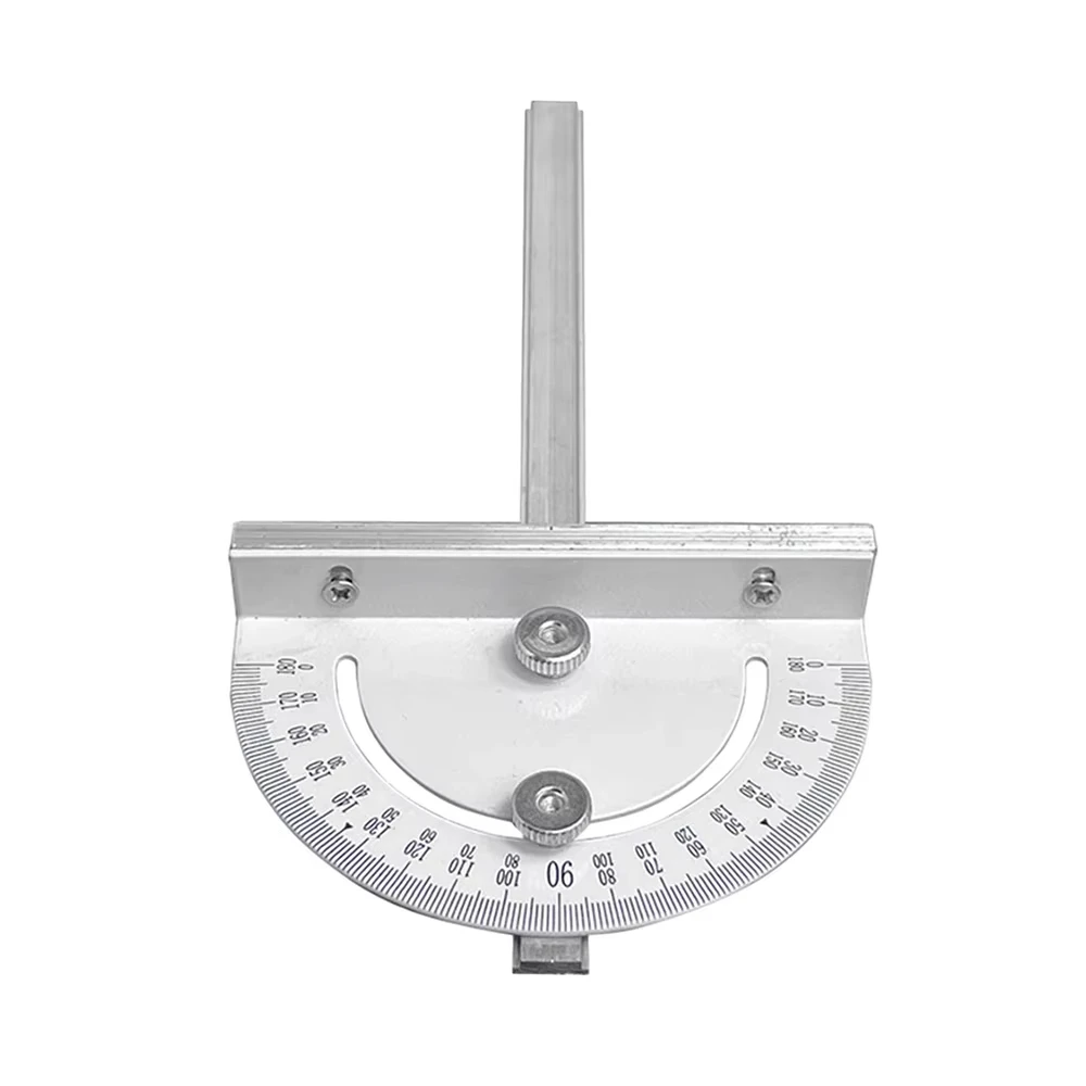 

Table Saw Angle Ruler Meter Measure Protractor Ruler 180 Degree Guage Goniometer Stainless Steel Woodworking Measurement Tool