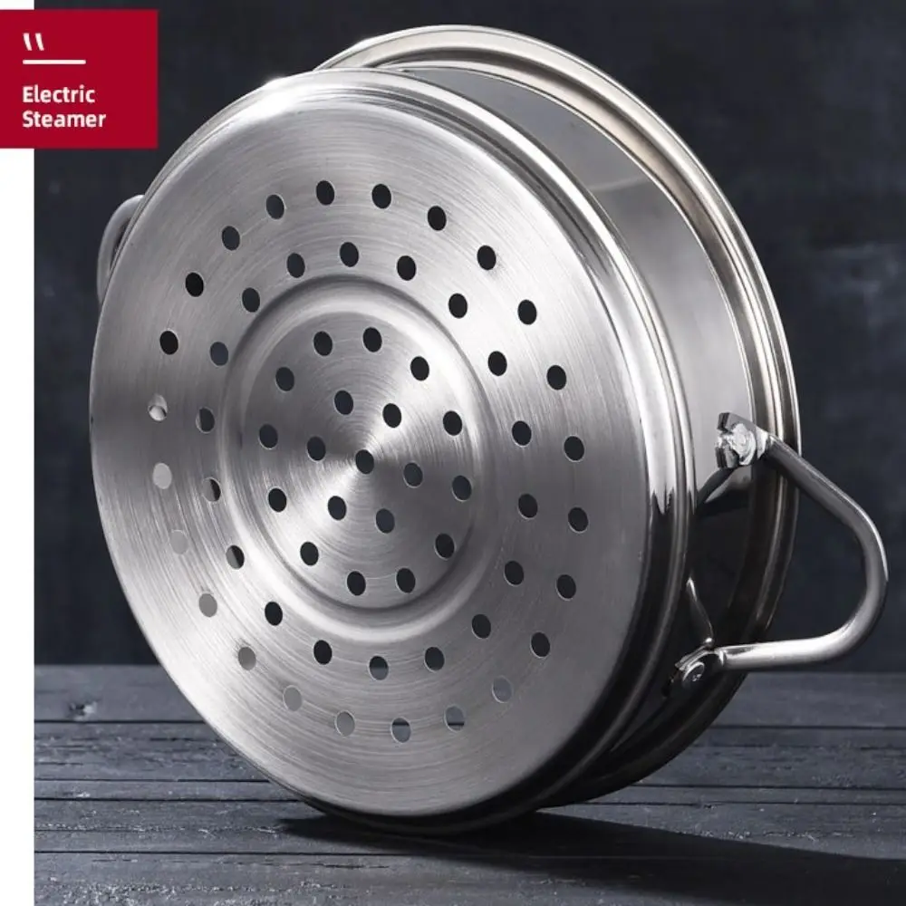 New 304 Stainless Steel Steamer Basket Kitchen Cooking Tool with Double Ear Steam Rack Safe Material Generic Drain Basket