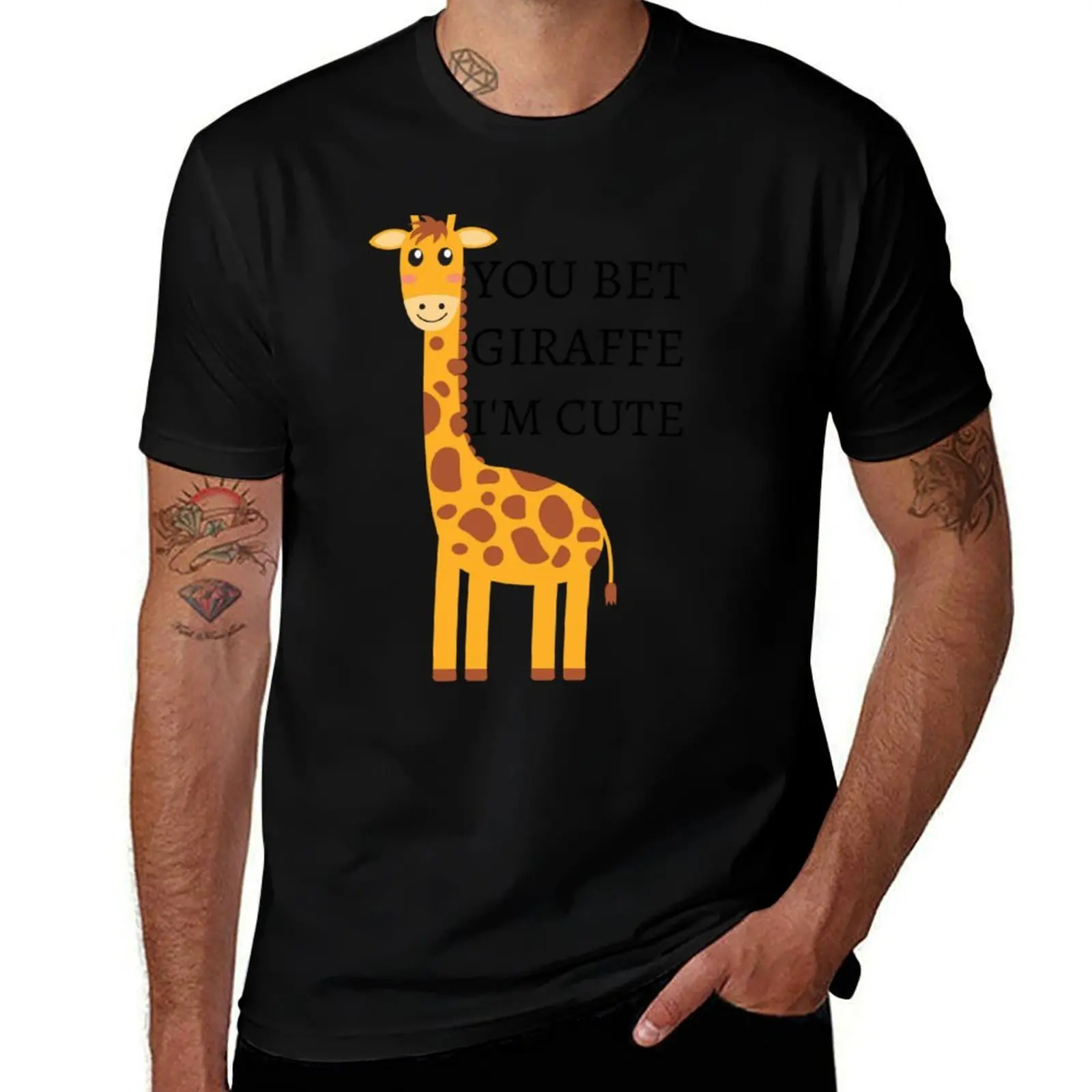 

T-Shirt Bet men graphic You T-Shirt man Giraffe: Funny for I'm shirts casual tees man Cute t man Giraffe shirts t for tshirt