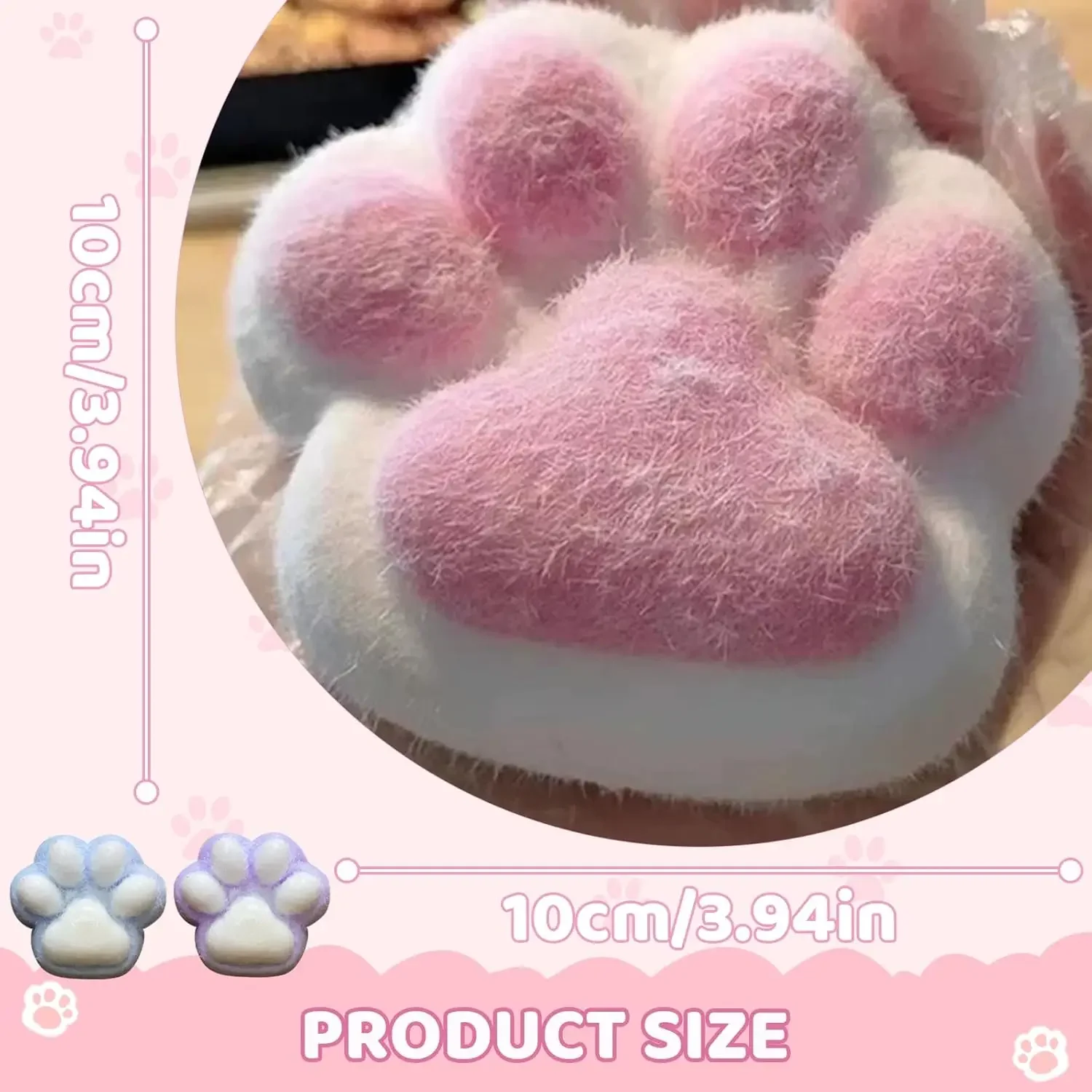 30 รูปแบบ Antistress Cat's Paw ความเครียด Fidget ของเล่นบรรเทาของเล่น Mochi ช้า Rebound Pinching Cat Paw ชีบของเล่นใหม่บีบ Cat Paw