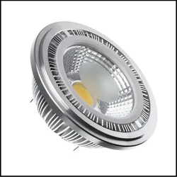 Dimmable LED AR111 Lamp 10W GU10 G53 Base Substitute Halogen Lamps 15W LED Downlight ES111 Bulbs COB Spotlight 85-265V/DC12V