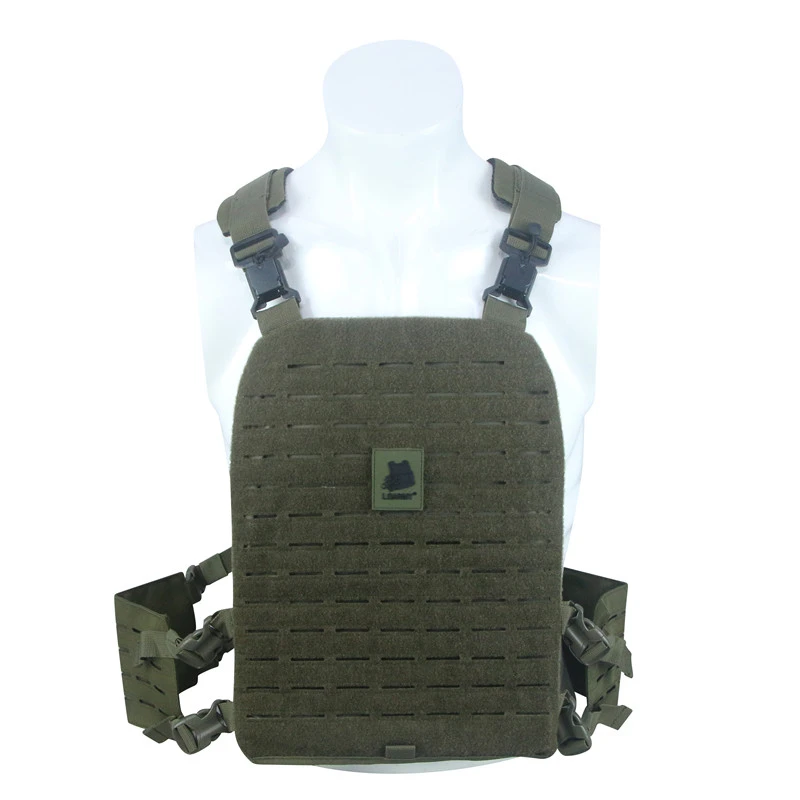 LQARMY Quick Disassembly Lightweight Tactical Vest  Laser Cutting Vest Breathable Wear Vest Molle training CS Camping Equipment