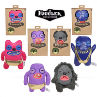 Hot Fuggler Teeth Monster Plush Doll Gold Rush Series Funk Teeth Treasure Ugly Monster Collectible Toys Holiday Gifts