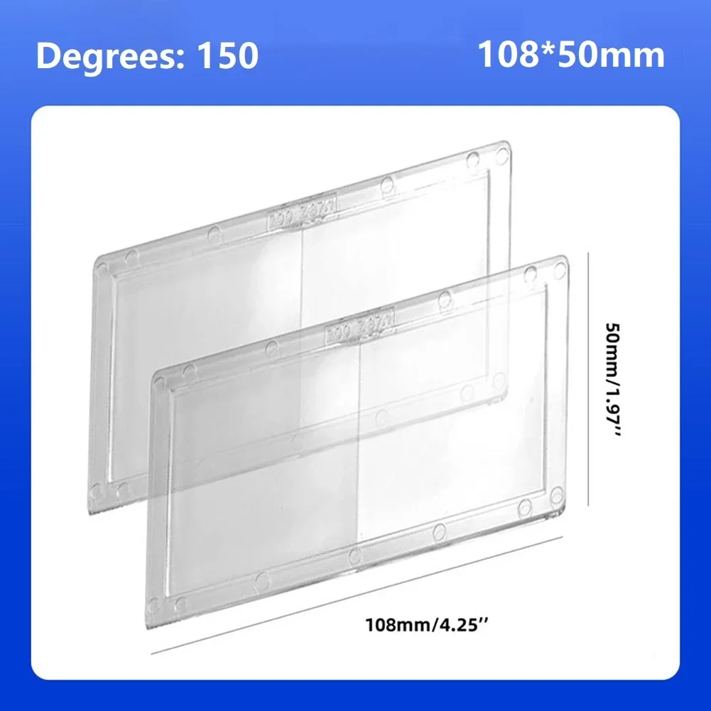 New Elding Lens Magnification 2Pcs Achieve Precision Clear For Welding Cutting Magnification PC Versatile Lens