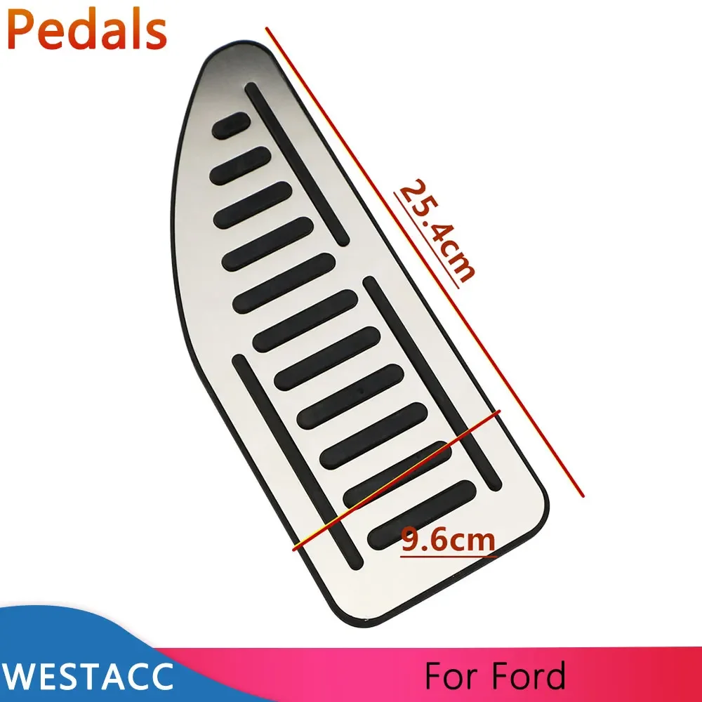 

Stainless Steel Car Dead Pedal Foot Rest Pedal Cover for Ford Focus 2 3 4 MK2 MK3 MK4 2005-2021 Kuga Escape LHD Accessories