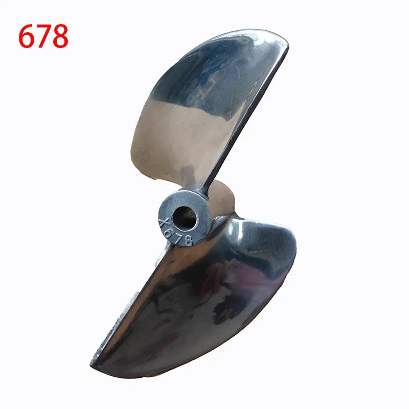 478/678 ,75mm 2-Blade Aluminum Model Boat Propeller,Inner Diameter 5/6.35mm Thread Pitch1.4/1.6