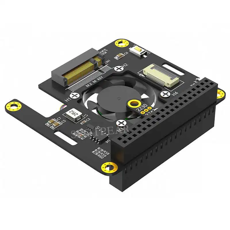 PCIE to M2 NVMe SSD solid state drive 3 in 1 expansion board with fan