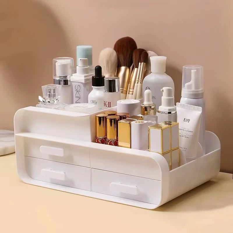 Makeup Organizer Storage Box Women Skin Care  Drawer Dressing Jewelry Box Deskstop Makeup Organizer for Cosmetics Free Shipping