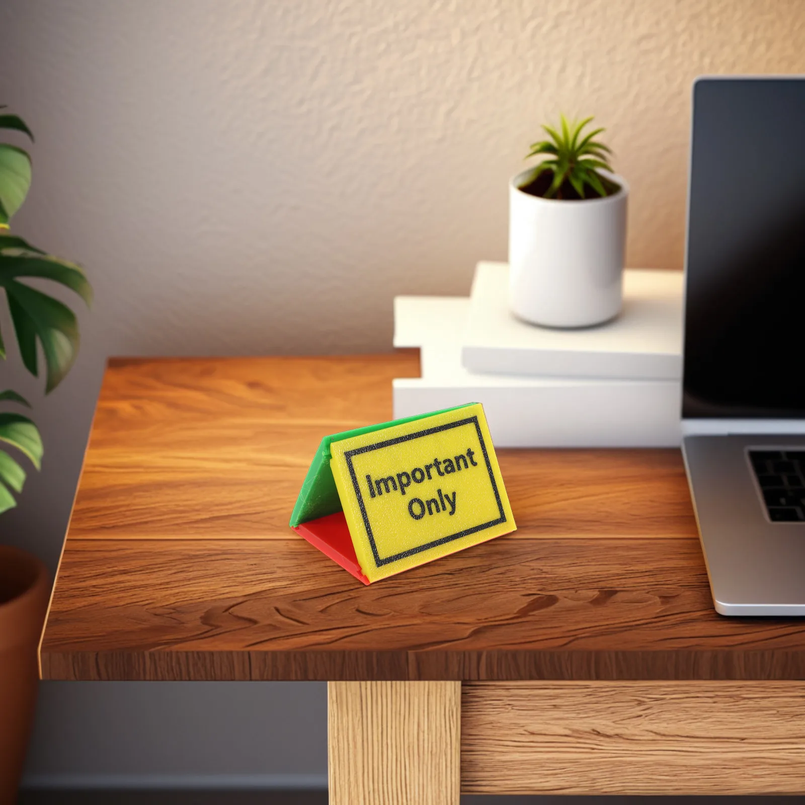 

Desktop Detachable Triangle Office Desk Sign Do Not Disturb Come in Sign Block Compact Indoor Table Office Supply