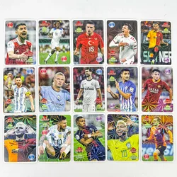 FIFA Football Star Cards 2024 Pure Soccer Trading Card 288pcs Flash Shining Card TCG Board Game Fans Collection Kids Gifts