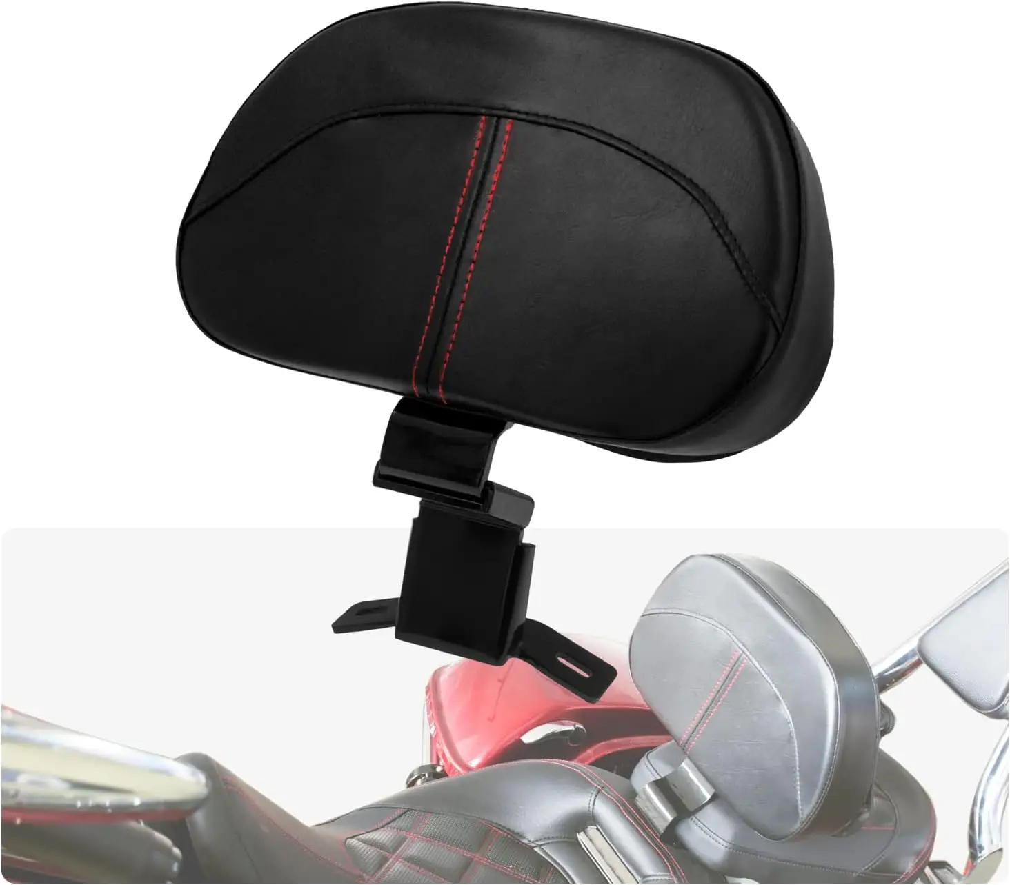 

Motorcycle Rider Seat Back Motorcycle Driver Rest Backrest for Harley Touring CVO Electra Road Street Glide Road King 09-22
