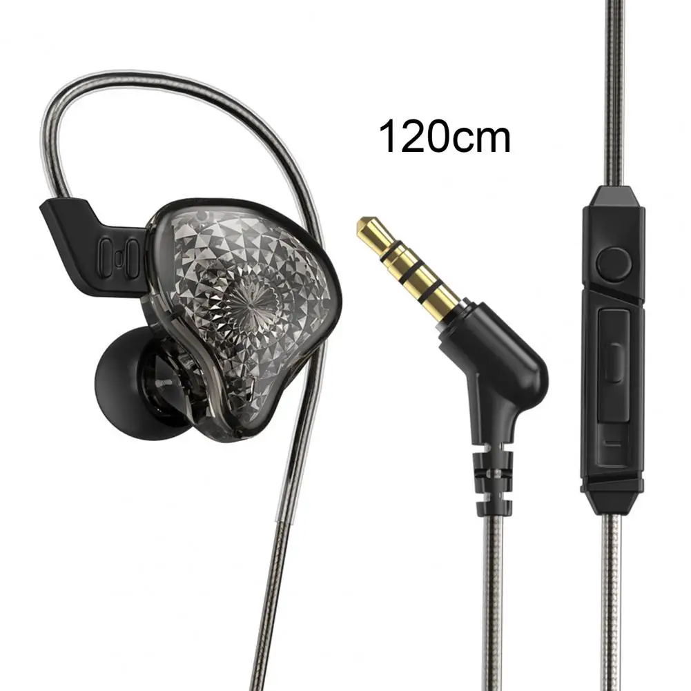 Wired Earphone Low Latency Quick Response 3.5mm Gaming Headphone Stereo Surround with Mic Wired Headset Computer Accessory