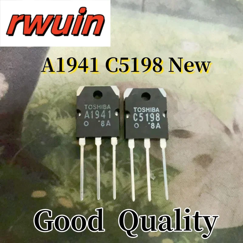 10PCS 5pairs 2SA1941 2SC5198 A1941 C5198 TO-3P Power Transistor New Original