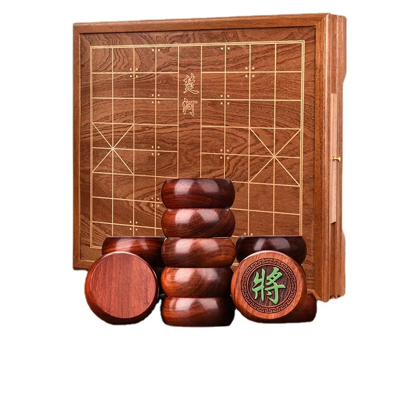 

Adult Large Chess Full Set Chessboard Table Professional Family Table Games Gift Chinese Chess Solid Wood Spelletjes Board Games