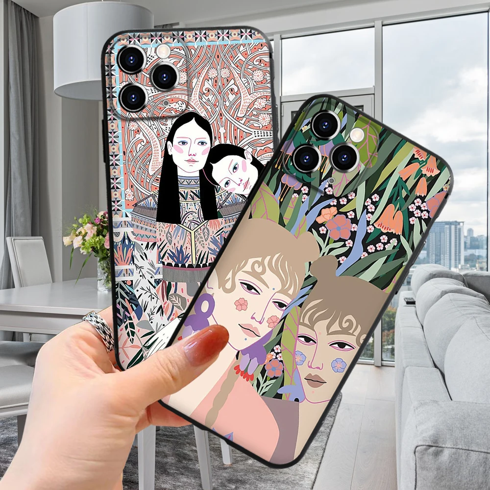 FOR IPhone 14 Art jaguar aesthetic Korean Dream Soft Case for Iphone 14 11 12 Pro 8 7 Plus X 13 Pro MAX SE2020 XR XS Soft Covers