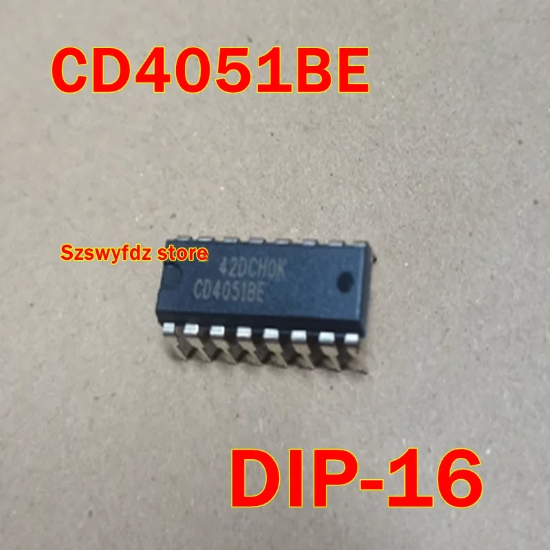 1Pcs to 100Pcs New Original Cd4051Be Dip-16 Cmos Analog Multiplexers/Demultiplexers with Logic Level Conversion