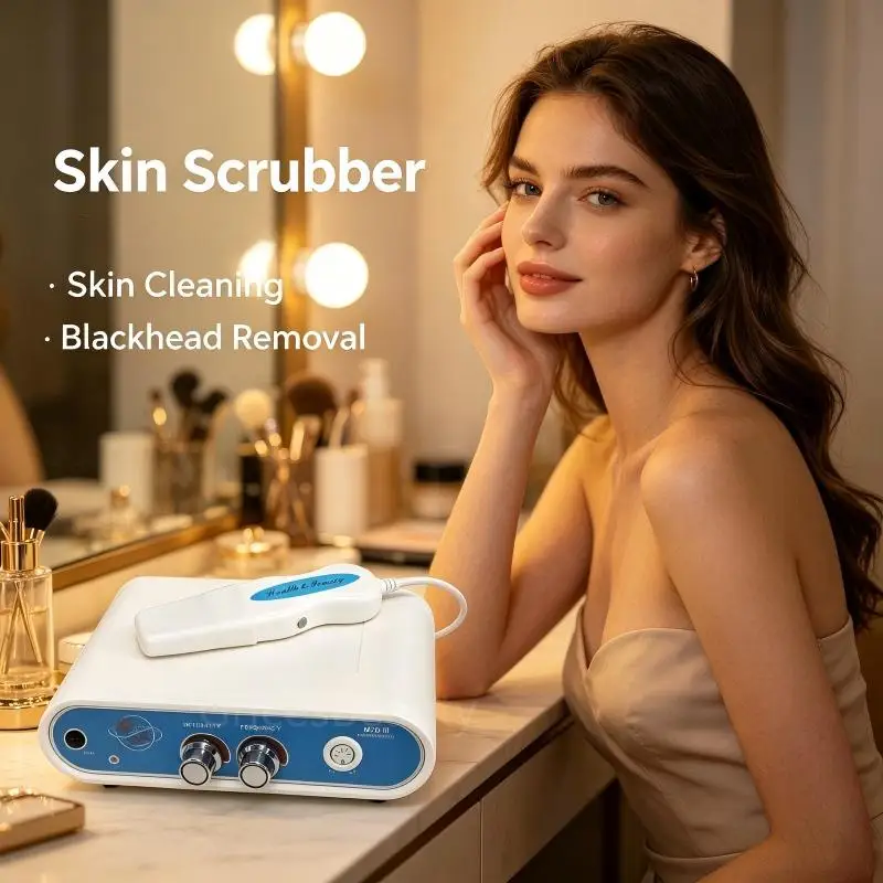 

Handheld Skin Scrubber Machine Blackhead Removal Deep Facial Cleaning Facial Machine Anti Wrinkle Device Skin Care Tool