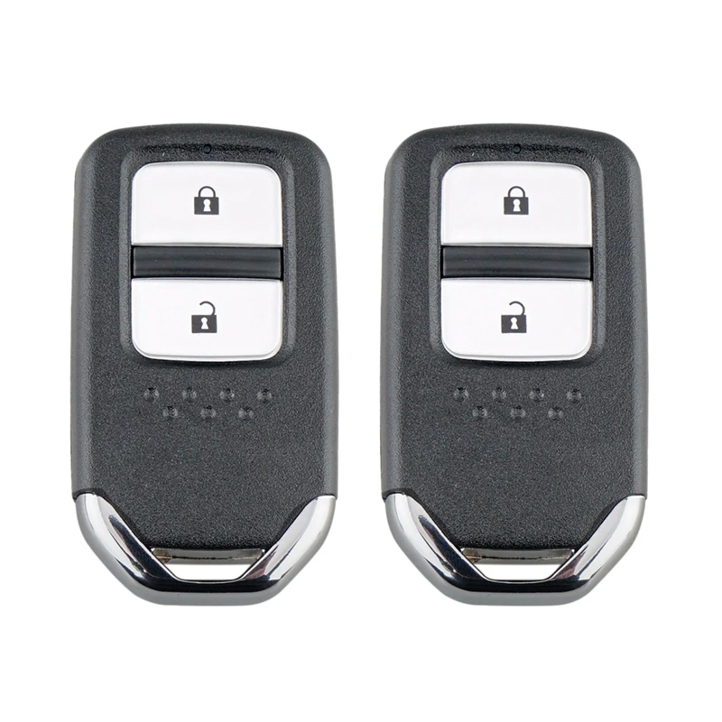 2X Car Smart Remote Key 2 Button 433Mhz ID47 Chip For Honda Fit /City /Jazz XRV/Venzel HRV 72147-T5A-G01