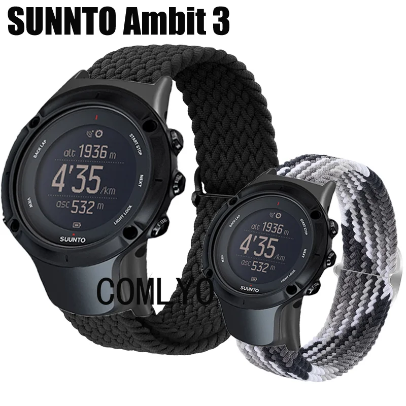 For SUUNTO Ambit 3 Sport Run Strap Band Nylon Belt Adjustable Soft Wristband Bracelet Women Men