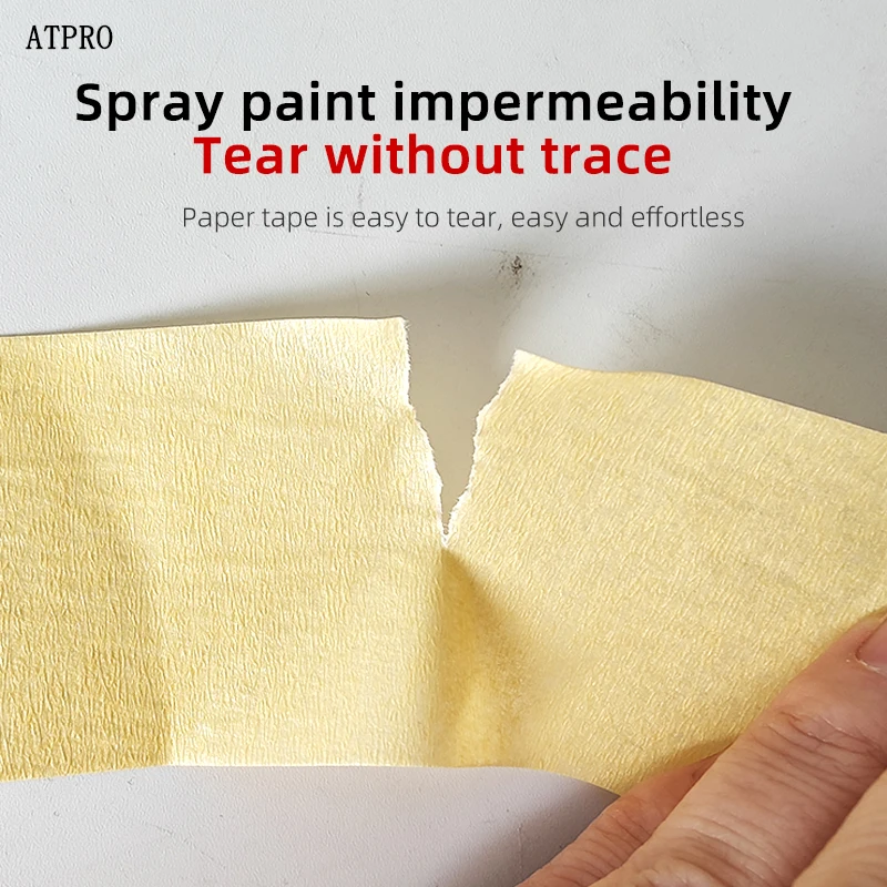 

50 мм ширина 18 м длинная малярная бумага аэрозольная краска малярная лента декоративная наклейка настенная лента для защиты от отрыва рук