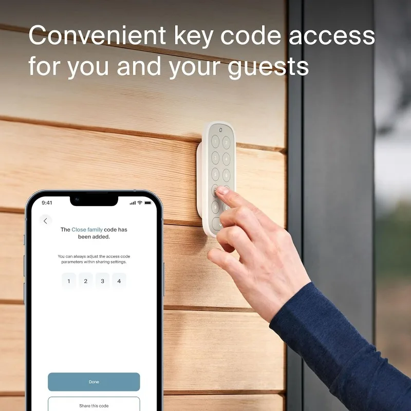 Bloqueio de Nível Intempéries Conecte WiFi e Teclado para Entrada Keyless, Controle Remoto de Qualquer Lugar