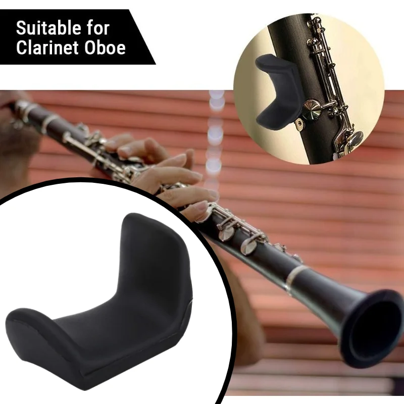 Reposa Pulgar de Goma, Cojín Cómodo para Clarinete y Oboe, Soporte para Dedos para Músicos Profesionales, Práctica y Presentaciones