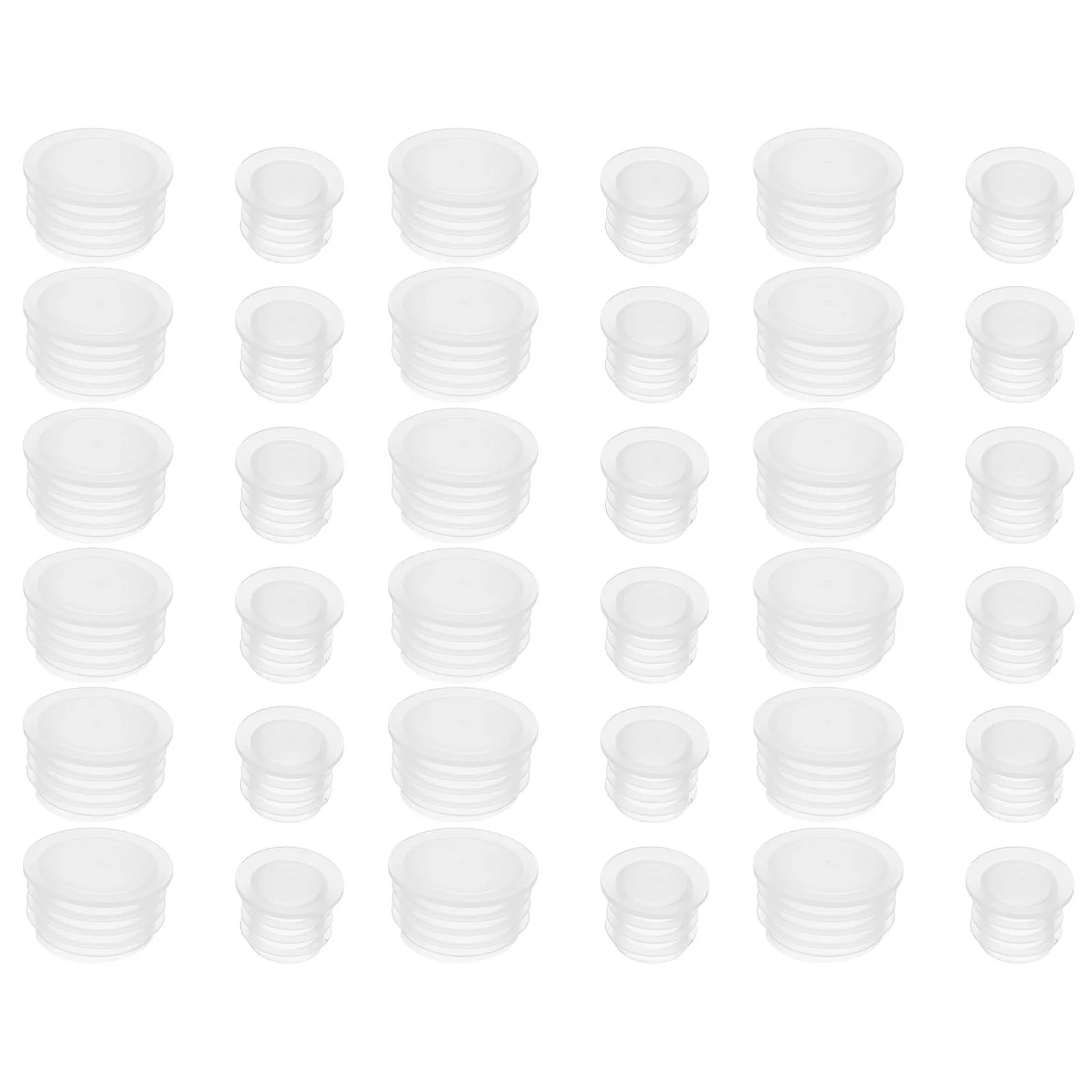 

200 Pcs Plastic Bottle Cap Lid Replacement Top for Water Covers Reusable Lids Caps Seal Round