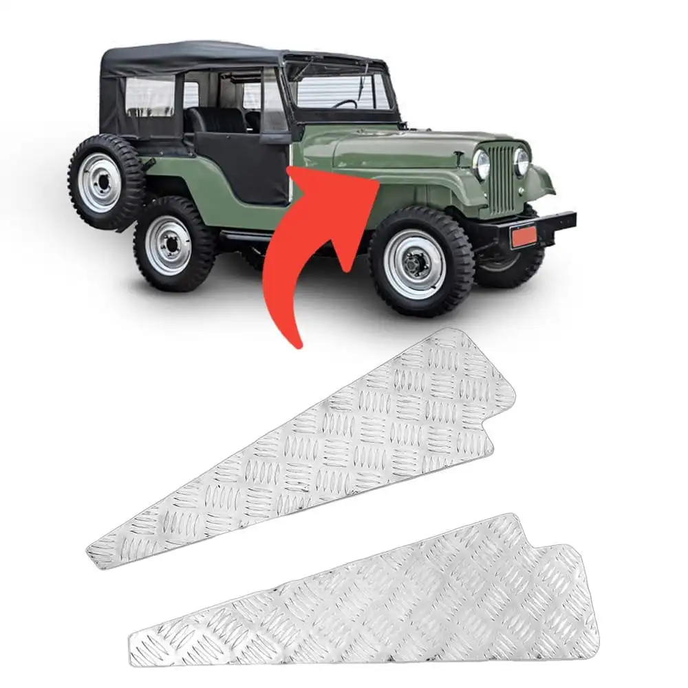 CJ5 Aluminum-Par Jeep Mud Protector