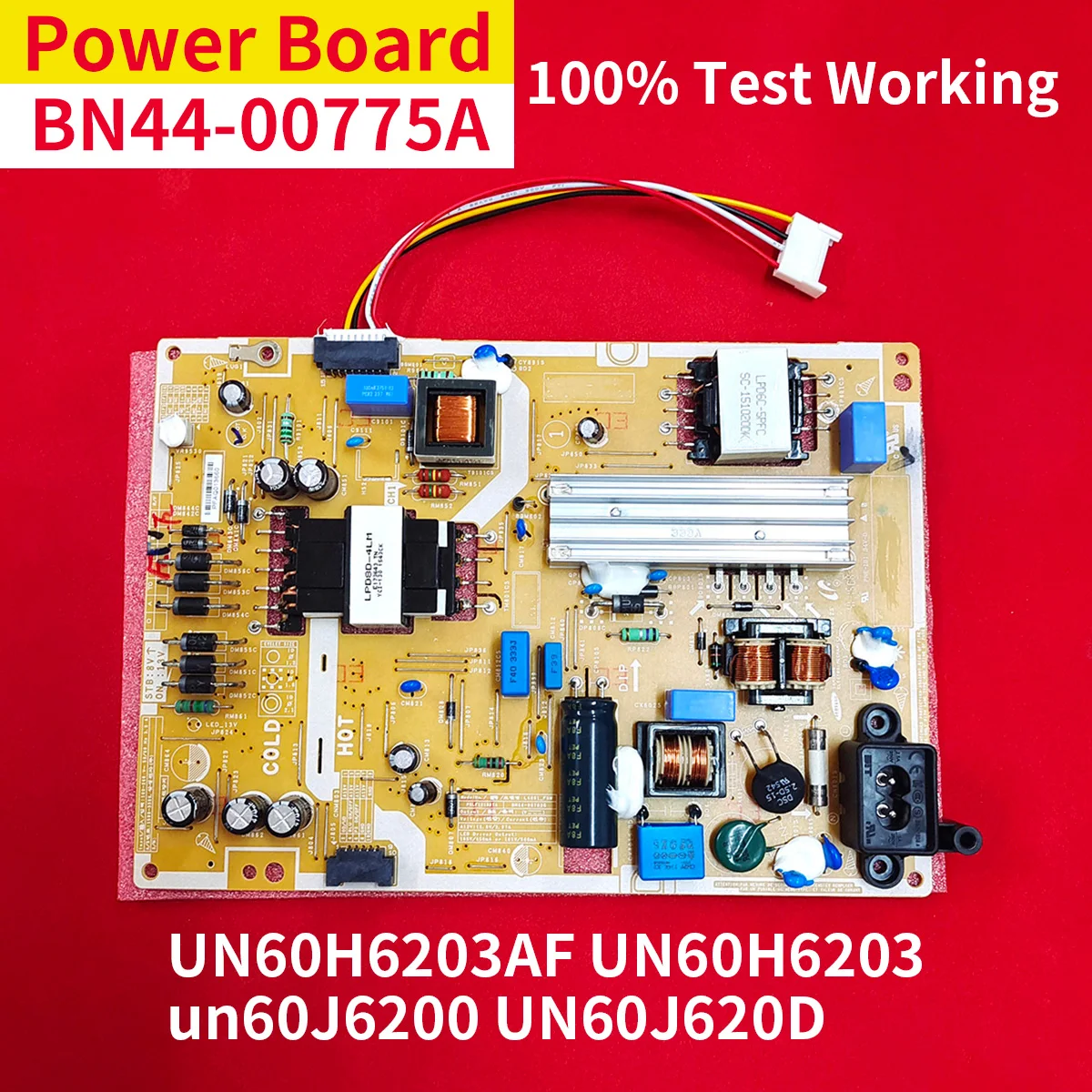 

100% Test Working Substitute BN44-00775A Power Board Good Quality for Samsung 60"TV UN60H6203AF UN60H6203 un60J6200 UN60J620D