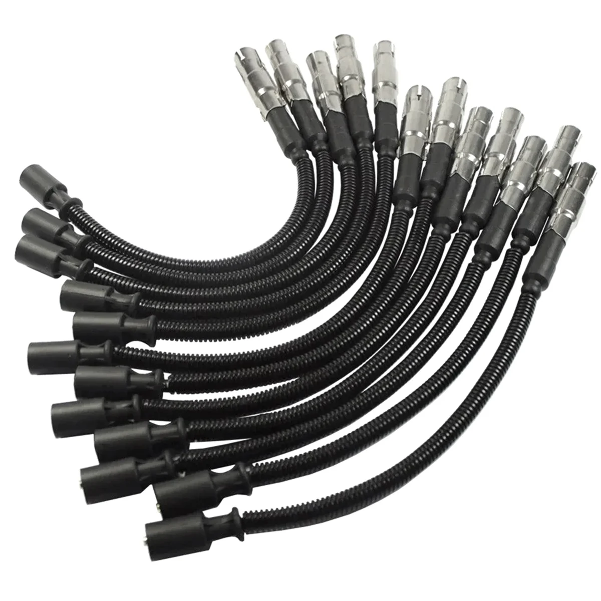 12PC Zündkerzenkabel Zündkabel für Benz C E Klasse E320 W210 W203 W211 W220 W251 C240 C320 C55 1121500118 1121500218