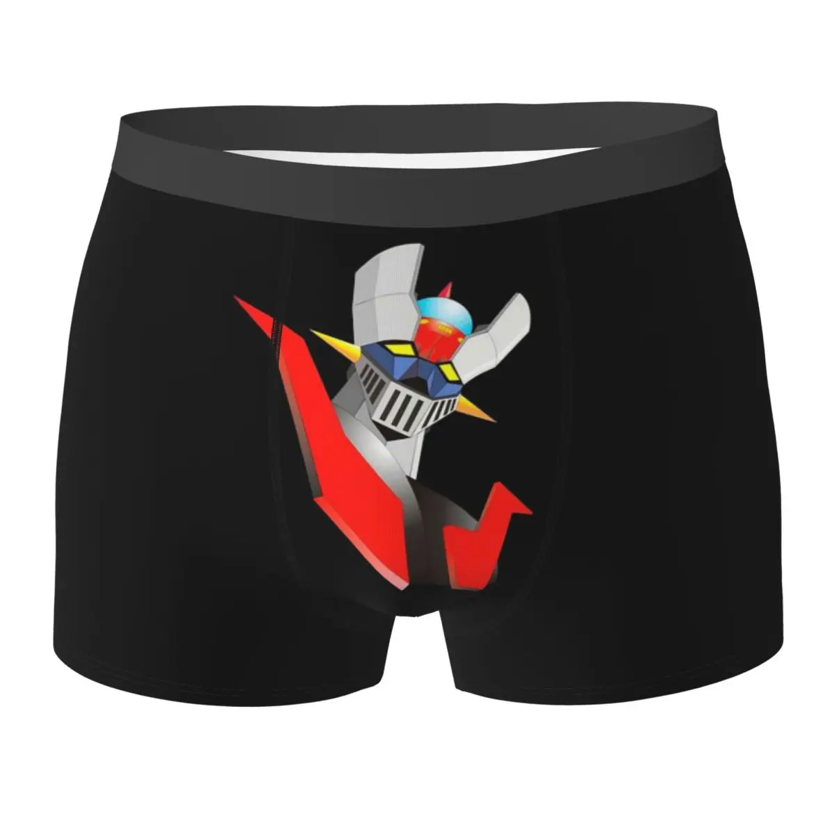 

Boxer Underpants Shorts Mazinger Z Goldorak Actarus Grendizer Mask Panties Male Breathable Underwear for Homme Man Boyfriend