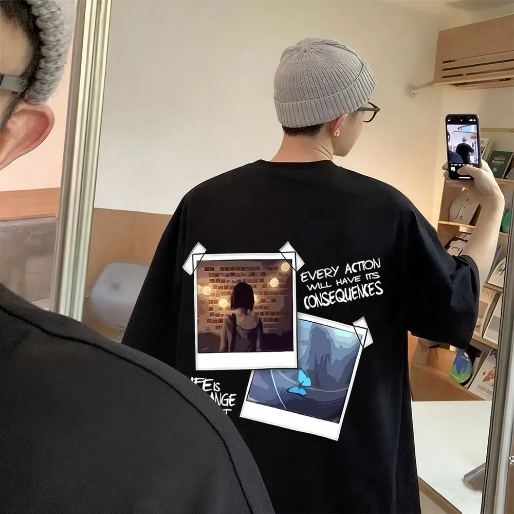 

Game Life Is Strange T-shirt Men Women Casual High Quality Soft Cotton T Shirts Summer Unisex Player Lover Cosplay Streetwear