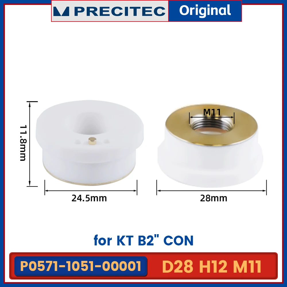 Precitec Laser Keramikdüsenhalter D28 M11 D31 M11 D17.1 M6 für Precitec Procutter Thunder Lightcutter Schneidkopf – Detail 6