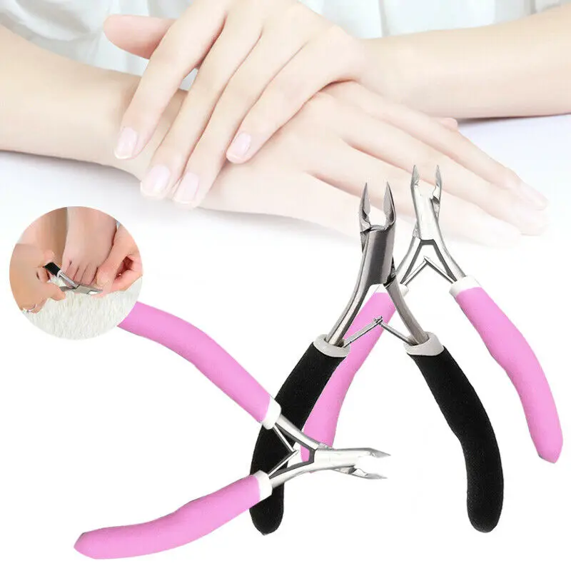 

Colorful Olecranon Scissors Toenail Ingrown Dead Skin Remover Nail Art Cuticle Nipper Clipper Edge Cutter Manicure Plier Tool