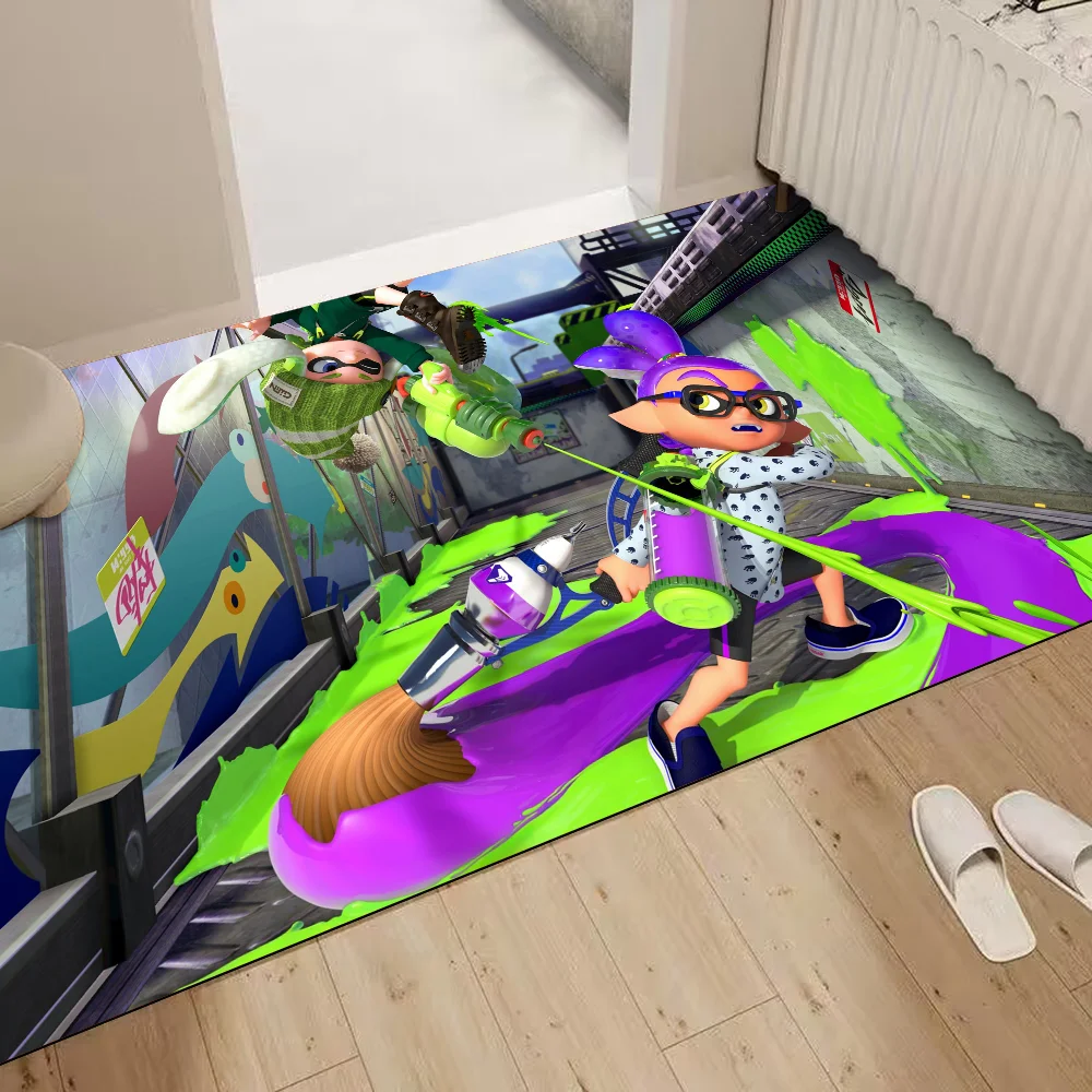 Gra Splatoon Mata łazienkowa Retro Wielokrotny wybór Dywanik kuchenny do salonu Antypoślizgowe maty nocne