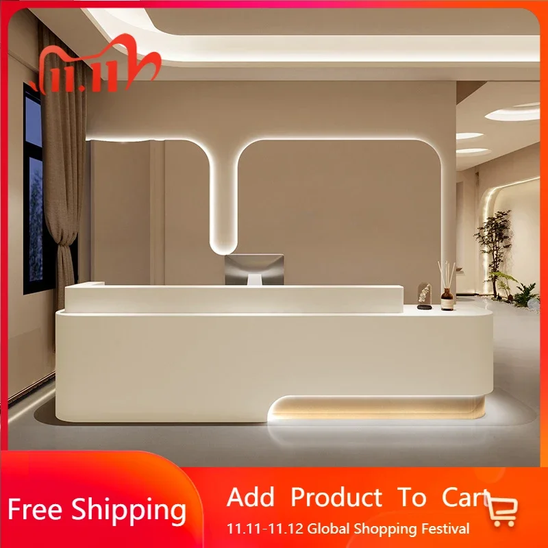 

Прилавок для делового магазина, офисные столы, настенный стол, сервисный прием, Bellezza, кофе, дистилляция, компьютер, модная мебель для клиентов