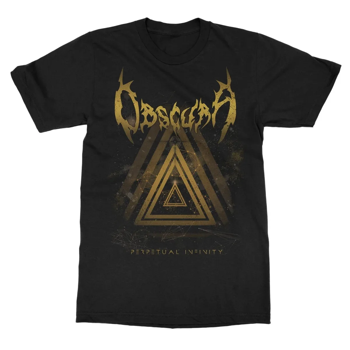Green Tone Multi‑limbed Monster Vine Smoke Graphic Print Unisex T‑shirt, Obscura Technical Death Metal Band Fan Daily Casual Top