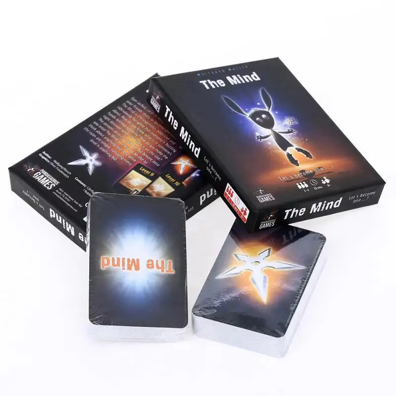 The Mind Card Game Puzzle Board Game Team Experience Interactive Party Game | Ages 8+ | 2-4 Players | 20 Minutes Playing Time