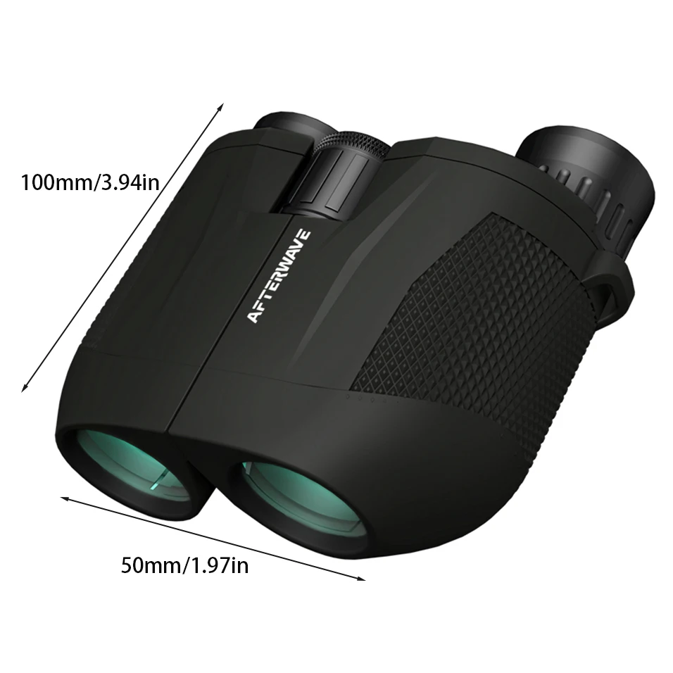 Portable Binoculars 10x25 For Adults And Children BAK4 Prism Outdoor Camping Bird Watching Theater And Music Concerts Hunting