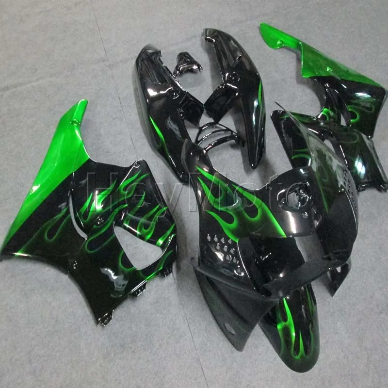 

Full fairing kits for CBR919RR 1998 1999 green flames CBR 919 RR 98 99 CBR900RR ABS Plastic motorcycle fairing